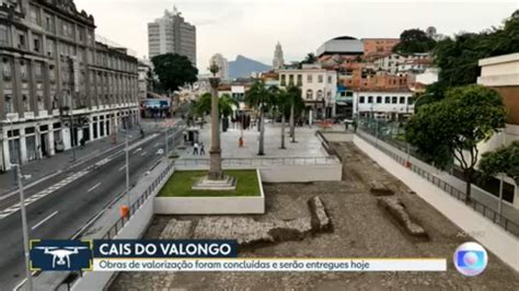 Vídeo Obras do Cais do Valongo são concluídas Bom Dia Rio G1