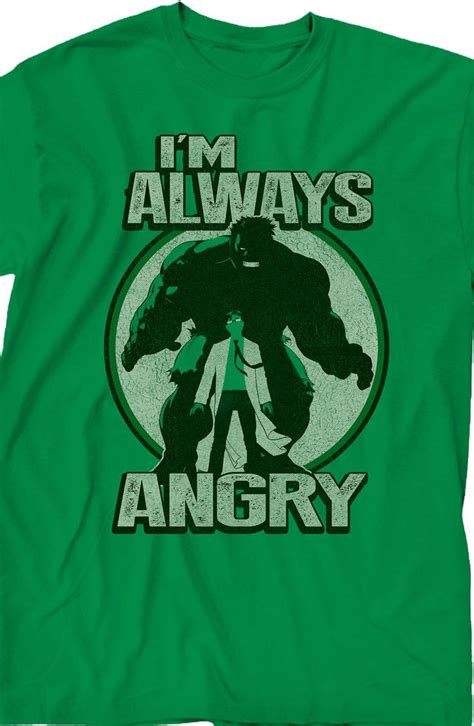 Im Always Angry Hulk T Shirt T Shirts Jack Oconnell And Angry Hulk