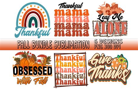 Fall Sublimation Bundle Graphic By NGCraftsGifts Creative Fabrica