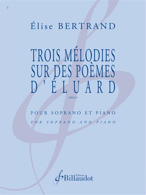 Calaméo Élise Bertrand Trois Mélodies Sur Des Poèmes D Éluard