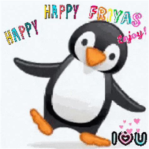 Happy Friday Penguin GIF - HappyFriday Penguin Love - Discover & Share GIFs