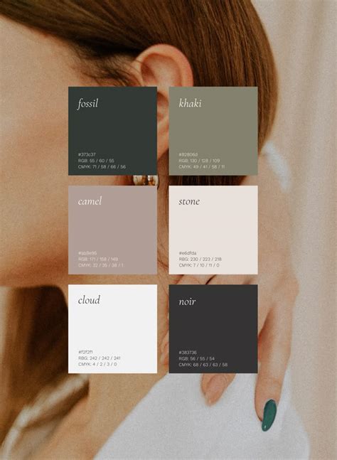 Refined Elegant Colour Palette Nude Green Design By Leila In Website Color Palette