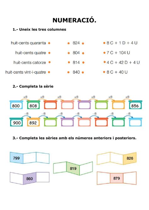 Ejercicio interactivo de Numeració para 2n de primaria Puedes hacer