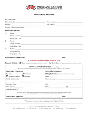 Penn Foster Transcript Request Form Penn Foster Fill And Sign