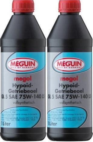 Meguin Megol 3536 Hypoid Getriebeoel GL5 SAE 75W 140 LS 2x 1l 2 Liter