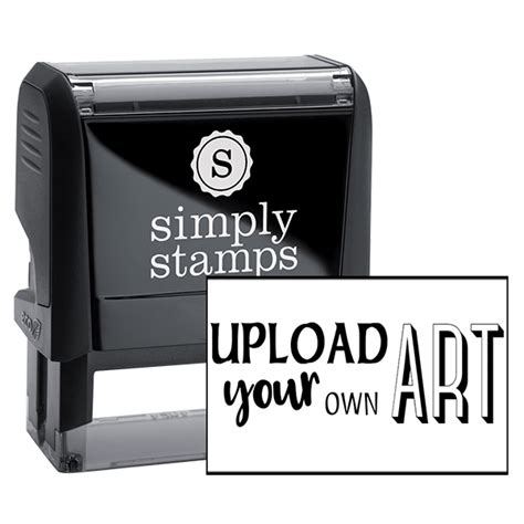 Round Upload Your Art Stamp Make Your Own Stamp Simply Stamps