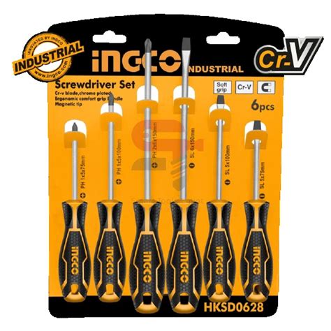 Ingco Screwdriver Set 6 Pcs HKSD0628 Smart Tools Egypt