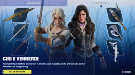 Come Ricevere Finoa V Bucks Skin Ciri O Yennefer Fortnite