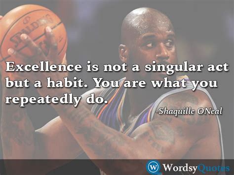 Excellence Is Not A Singular Act But A Habit You Are What You