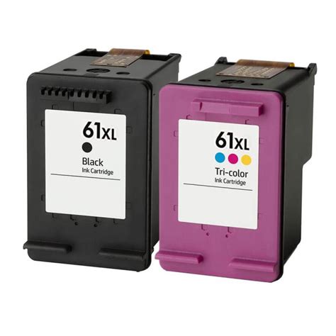 Hp 61xl Compatible Black And Tri Color Ink Cartridges 2 Pack Combo