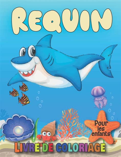 Buy Requin Livre De Coloriage Pour Les Enfants Amusantes Pages De