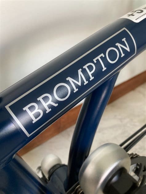 M L Brompton Tempest Blue Folding Bike Edition Sports Equipment