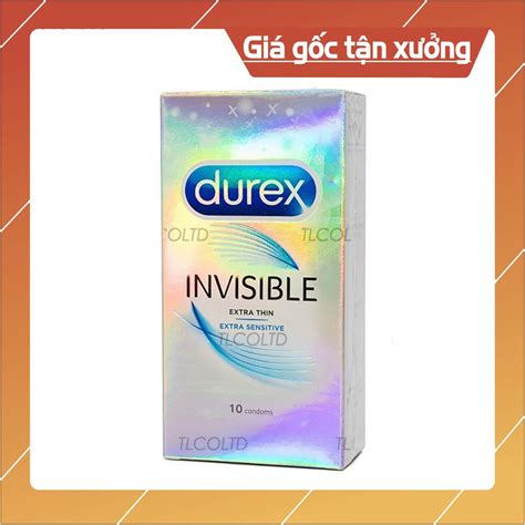 Bao cao su Durex COMBO 5 HỘP Invisible Performa Fetherlite