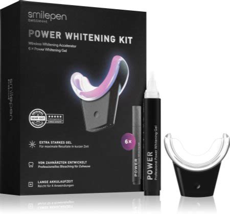 Smilepen Power Whitening Kit Kit De Blanchiment Notino Fr