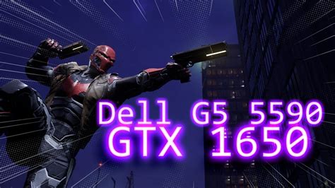 Plying Gotham Knights On A Dell G5 5590 Laptop With A GTX 1650 And 16gb