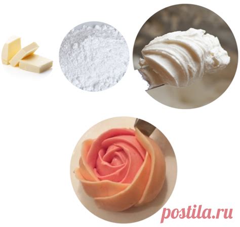 Как красиво украсить торт масляным кремом, как делать розочки и цветы ...