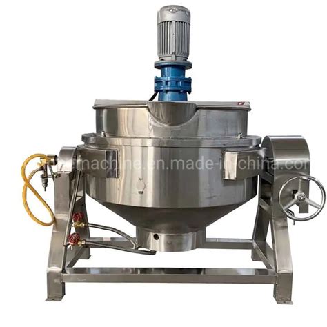 Tilting Type Jam Mixer Cooking Pot Boiler Steam Electric Jacket