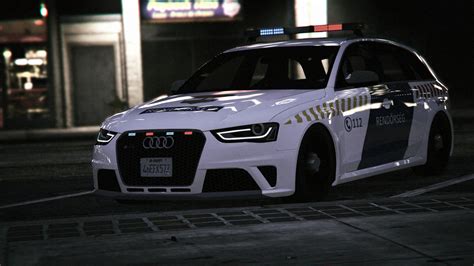 Hungarian Police Audi RS4 Avant GTA5 Mods