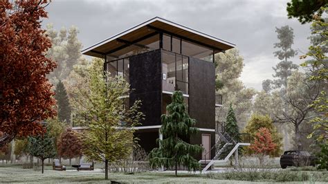 Forest House Design on Behance