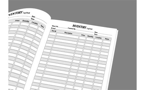 Inventory Log Book Simple Inventory Log Book For Small Business And Personal Use