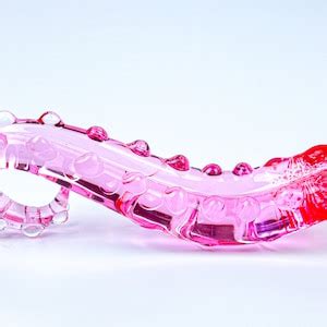 Seductive Glass G Spot Dildo Curved and Ribbed G Spot Dildos Etsy 日本