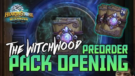 The Witchwood Pre Purchase Pack Opening Hearthstone Expansion