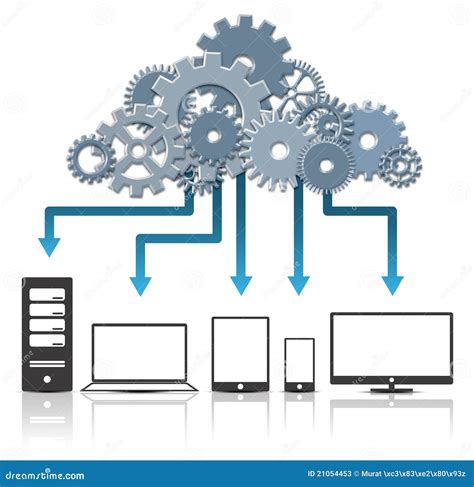 Calcul De Nuage Illustration Stock Illustration Du Peinture 21054453