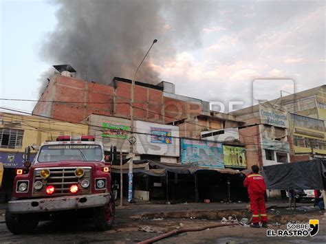 Trujillo Incendio Consume Cinco Edificios En Pasaje Albarrac N Y