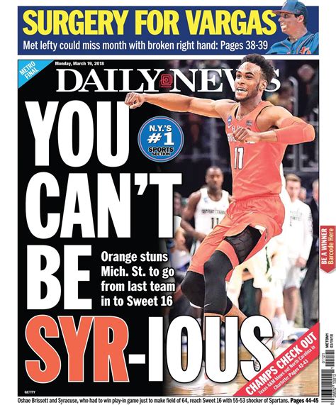 NY Daily News, Yes we’re Syr-ious : r/Syracuse