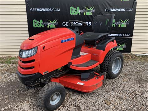 48in Simplicity Broadmoor Garden Tractor W 413 Hours 54 A Month Lawn Mowers For Sale