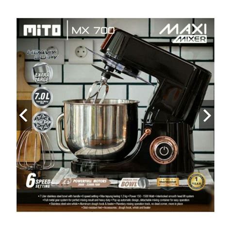 Stand Mixer Mito MX 700 7 Liter Mixer Mito Maxi 700 Mixer Jumbo Mito