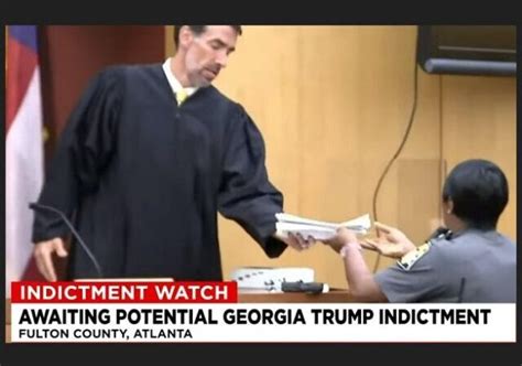 Georgia Sealed Trump Indictment Handed To Court