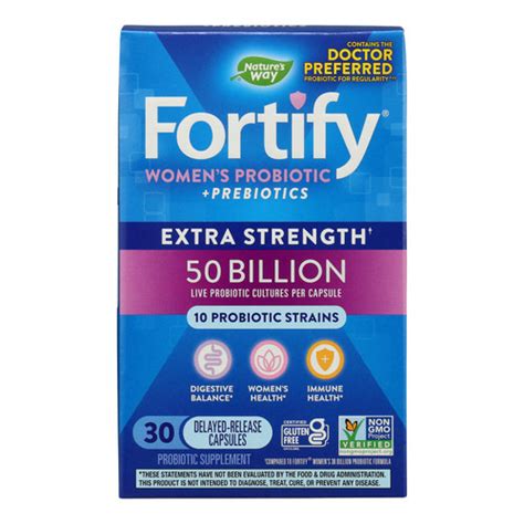 Nature S Way Women S 50 Billion Probiotic Supplement 1 Each 30 Vcap