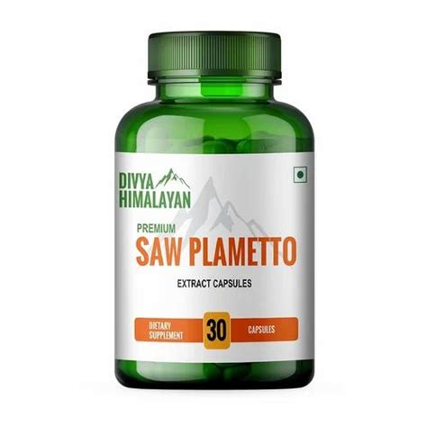 Divya Himalayan Saw Palmetto Serenoa Repens Extract Veg Capsules