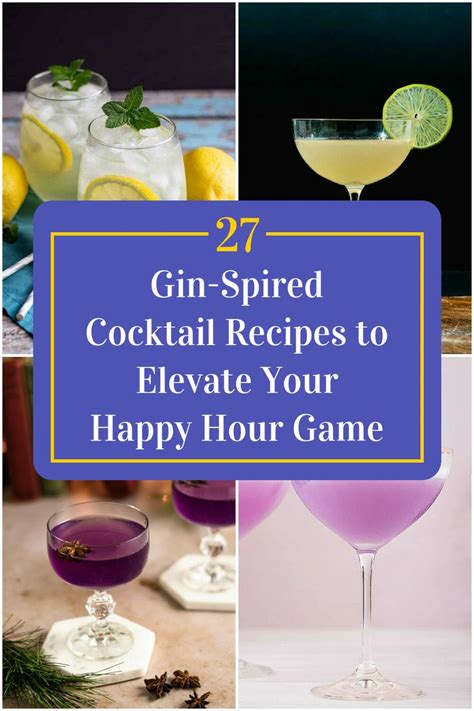 36 Best Gin Cocktails To Shake Up Happy Hour Dinewithdrinks Recipe