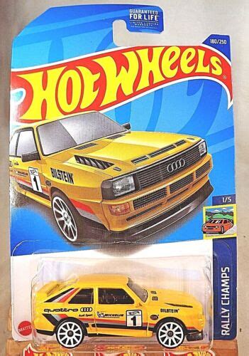 Hot Wheels Rally Champs Audi Sport Quattro Yellow W