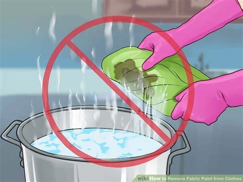 3 Ways To Remove Fabric Paint From Clothes Wikihow