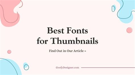 26 Fonts for Thumbnails That Instantly Grab Viewers' Attention