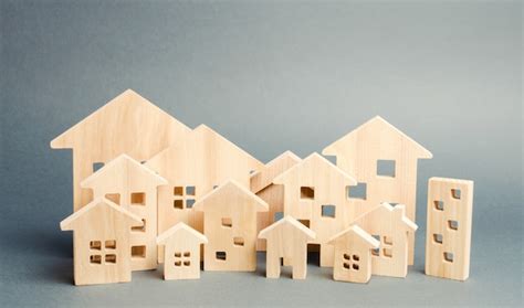 Premium Photo Miniature Wooden Houses Real Estate