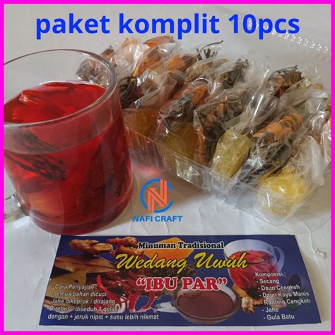 Jual Wedang Uwuh Komplit Khas Jogja Pack Isi Pcs Produksi Sendiri