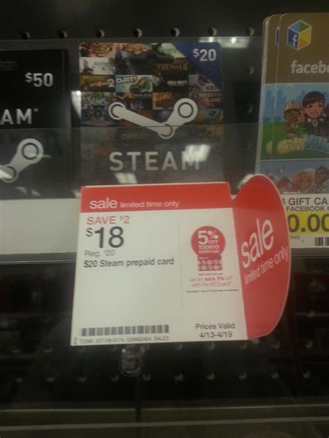 Target 20 Steam T Cards For 18 Gamedeals