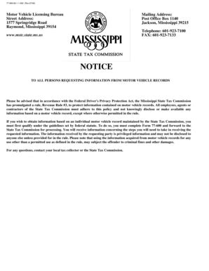 Fillable Online Pwof Records Request Form Mississippi Department Of