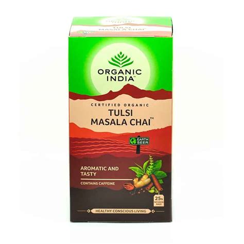 Organic India Tulsi Masala Chai Tea 25ct - Spicebox Organics