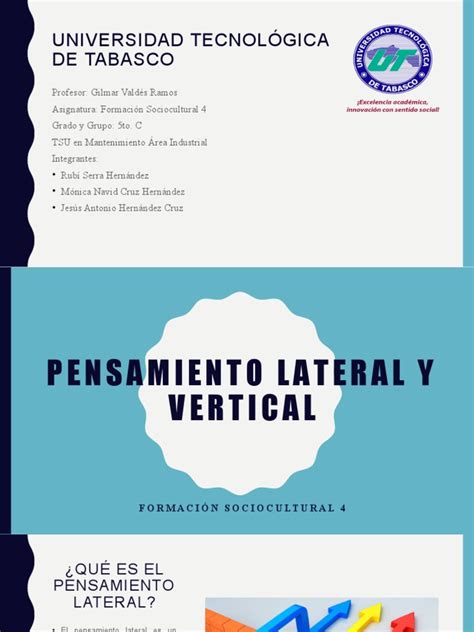 Pensamiento Lateral Y Vertical Pdf Interacciones De Disciplina