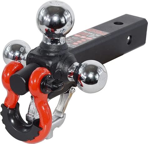 Toptow Soporte De Enganche De Bola Con Triple Bola De Remolque