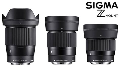 Cкоро представят три объектива Sigma для кроп-камер Nikon Z | PHOTOWEBEXPO