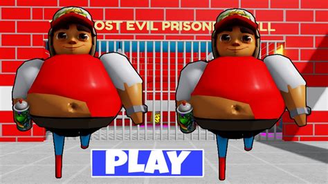 New Subway Surfer Barry Prison Run Obby All Jumpscares Full