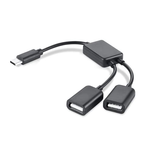 Amazon Type C To Dual Usb Adapter Etech Collection Type C Otg Usb