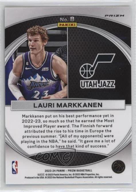 Panini Prizm Global Reach Green Prizm Lauri Markkanen Ebay