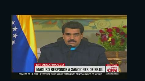 Maduro Responde A EE UU CNN Video